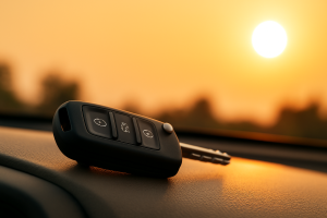 Zon en hitte: zo bescherm je je autosleutel in de zomer