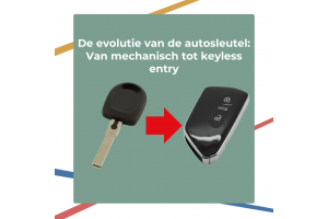De evolutie van de autosleutel: Van mechanisch tot keyless entry