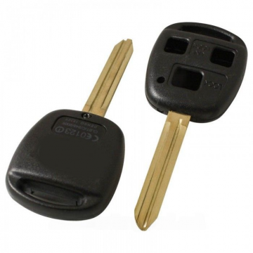 Toyota 3-knops sleutelbehuizing - sleutelbaard punt (+/- 47mm) Image