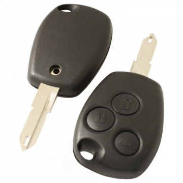 Nissan 3-knops sleutelbehuizing - sleutelbaard punt met opening Image
