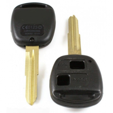 Toyota 2-knops sleutelbehuizing - sleutelbaard punt (+/- 50mm) Image
