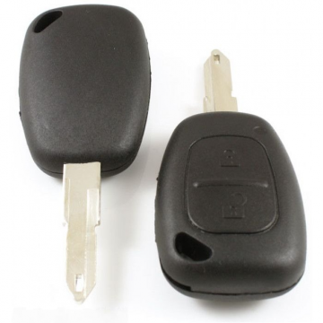 Nissan 2-knops sleutelbehuizing - sleutelbaard punt met opening Image