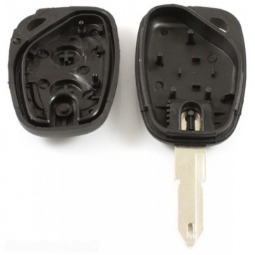 Nissan 2-knops sleutelbehuizing - sleutelbaard punt met opening Image