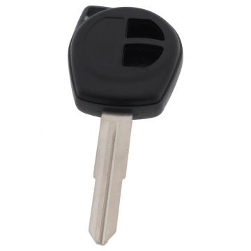 Nissan 2-knops sleutelbehuizing - sleutelbaard punt met inkeping rechts
