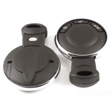 Mini ronde 3-knops smart key - sleutelbaard recht Image