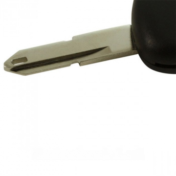 Nissan 1-knops sleutelbehuizing - sleutelbaard punt met opening in punt - batterij op chip Image