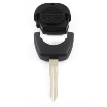 Nissan 2-knops sleutelbehuizing - sleutelbaard punt (met verbreding) Image