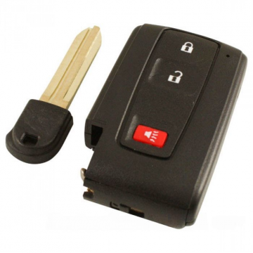 Toyota 2-knops Smart Key behuizing met paniek knop Image