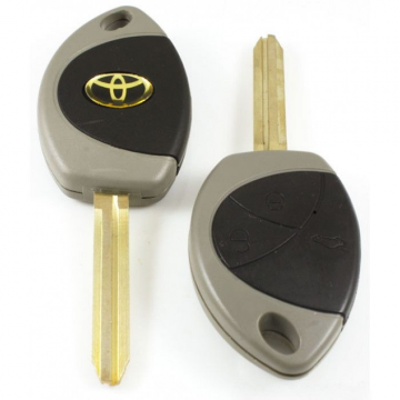 Toyota 3-knops sleutelbehuizing - sleutelbaard punt Image