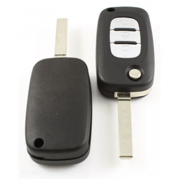 Nissan 3-knops klapsleutel - sleutelbaard recht Image