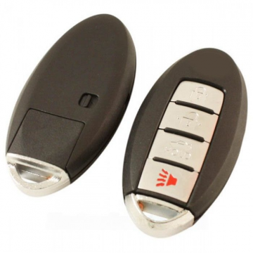 Nissan 4-knops Smart Key met paniek knop Image
