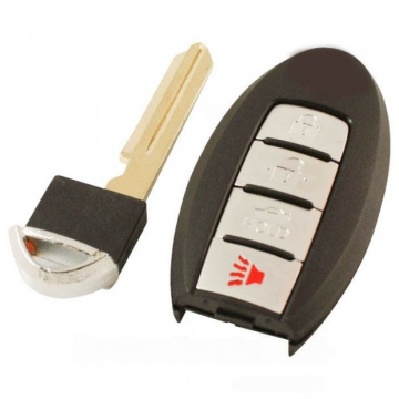 Nissan 4-knops Smart Key met paniek knop Image