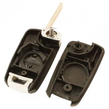 Nissan 2-knops sleutelbehuizing - sleutelbaard punt model 2 (ombouwset) Image