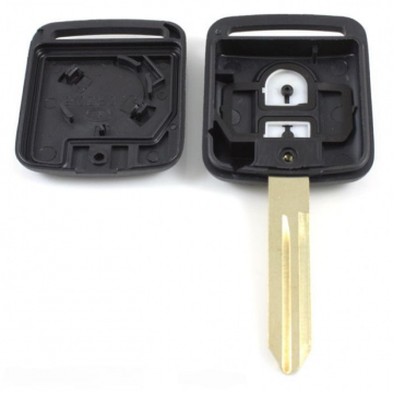 Nissan 2-knops sleutelbehuizing - sleutelbaard punt (zonder verbreding) Image