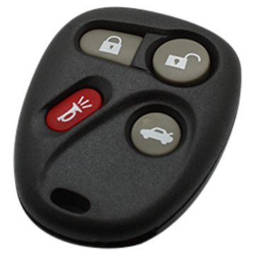 Chevrolet 3-knops afstandsbediening met paniek knop - batterij op chip