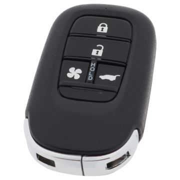 Honda 4-knops Smart Key Behuizing - oa geschikt voor Honda CRV, Honda Civic, Honda Accord (model 2)