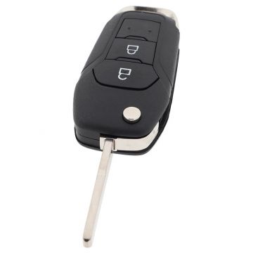 Ford 2-knops klapsleutel met elektronica- ID49 - HU101 - EB3T-15K601-BA