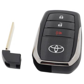 Toyota 2-knops Smart Key met paniek met elektronica - 8A transponder  Image