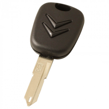 Citroën contactsleutel met transponder (ID46) - sleutelbaard punt met opening