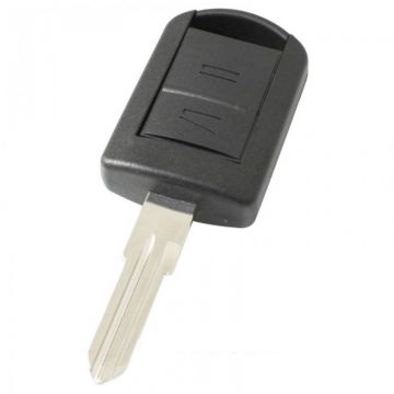 Opel 2-knops sleutelbehuizing -  sleutelbaard punt met inkeping links