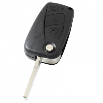 Ford - 3-knops klapsleutel zwart - sleutelbaard recht