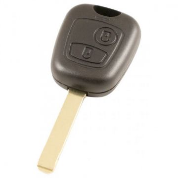 Toyota 2-knops sleutelbehuizing - sleutelbaard recht (model 2)