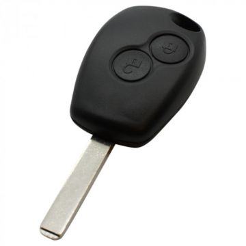 Renault 2-knops sleutelbehuizing - sleutelbaard recht