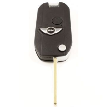 Mini 2-knops klapsleutel - sleutelbaard recht (ombouwset)