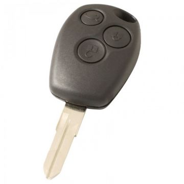 Dacia 3-knops sleutelbehuizing - sleutelbaard punt