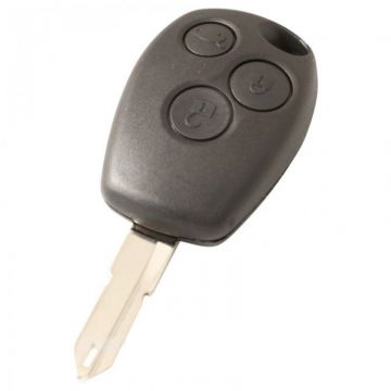 Nissan 3-knops sleutelbehuizing - sleutelbaard punt met opening
