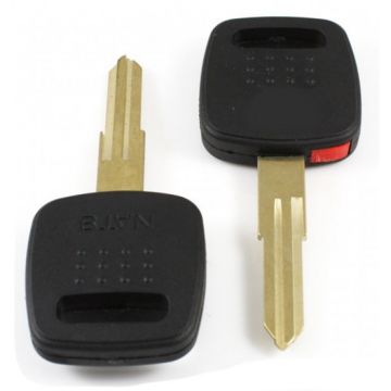 Nissan contactsleutel met 4D60 transponder - sleutelbaard punt Image