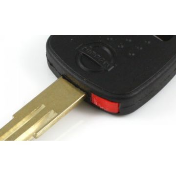 Nissan contactsleutel met 4D60 transponder - sleutelbaard punt Image