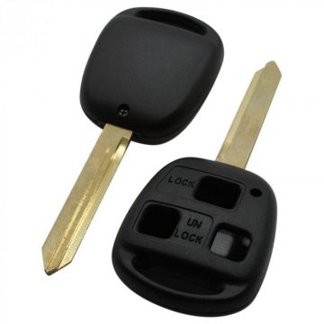 Toyota 3-knops sleutelbehuizing - sleutelbaard punt (+/- 49mm) Image