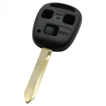 Toyota 3-knops sleutelbehuizing - sleutelbaard punt (+/- 49mm)