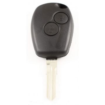 Renault 2-knops sleutelbehuizing - sleutelbaard met punt (model 1)