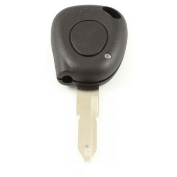 Renault 1-knops sleutelbehuizing met uitsparing infrarood lampje - punt sleutelbaard met opening