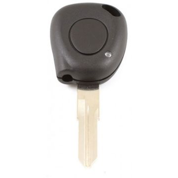Renault 1-knops sleutelbehuizing met uitsparing infrarood lampje - punt sleutelbaard