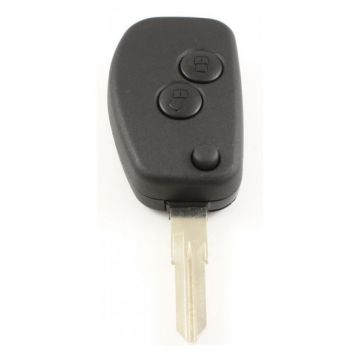 Renault 2-knops klapsleutel - sleutelbaard punt