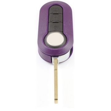 Fiat - 3-knops klapsleutel paars - sleutelbaard recht