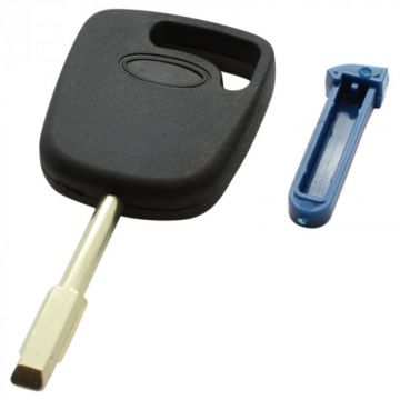 Ford contactsleutel - blauwe markering - sleutelbaard rond