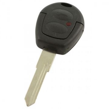 Volkswagen 2-knops sleutelbehuizing - sleutelbaard punt