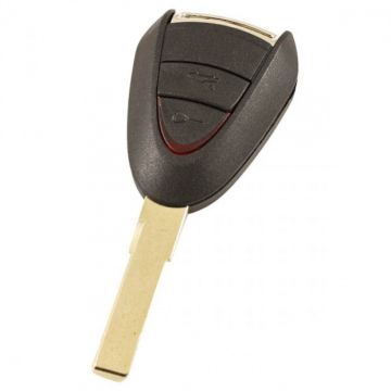 Porsche 2-knops sleutelbehuizing - sleutelbaard recht (model 1)