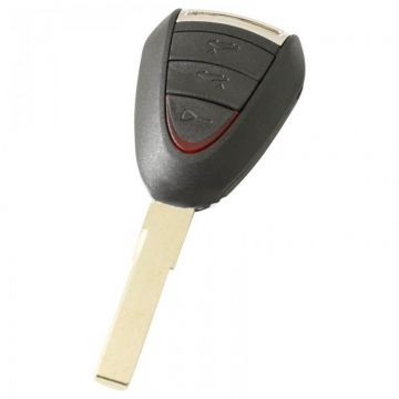 Porsche 3-knops sleutelbehuizing - sleutelbaard recht (model 1)