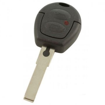 Skoda 2-knops sleutelbehuizing - sleutelbaard recht