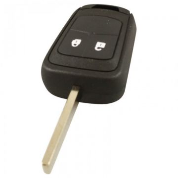 Chevrolet 2-knop sleutelbehuizing - sleutelbaard recht