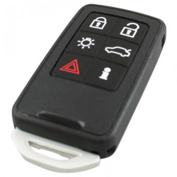 Volvo 6-knops smart key - sleutelbaard recht 434MHZ - PCF7945 transponder
