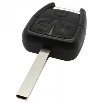 Opel 3-knops sleutelbehuizing - sleutelbaard recht (model 2)