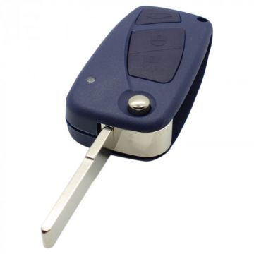 Fiat 3-knops klapsleutel blauw- sleutelbaard recht (model 2)