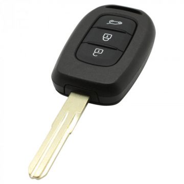 Renault 3-knops sleutelbehuizing - sleutelbaard punt (model 2)