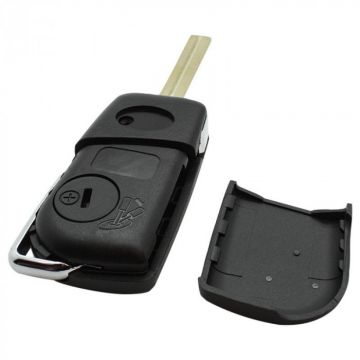 Toyota 3-knops klapsleutel - sleutelbaard recht met inkeping midden (model 2) Image